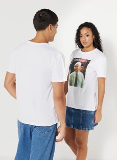 NA-KD Unisex FRIENDS Graphic T-Shirt White  - Image 2