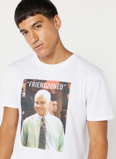 NA-KD Unisex FRIENDS Graphic T-Shirt White  - Image 3