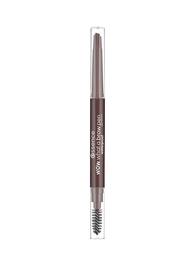 Essence - Wow What A Brow Pen Waterproof 02 Brown - Image 1