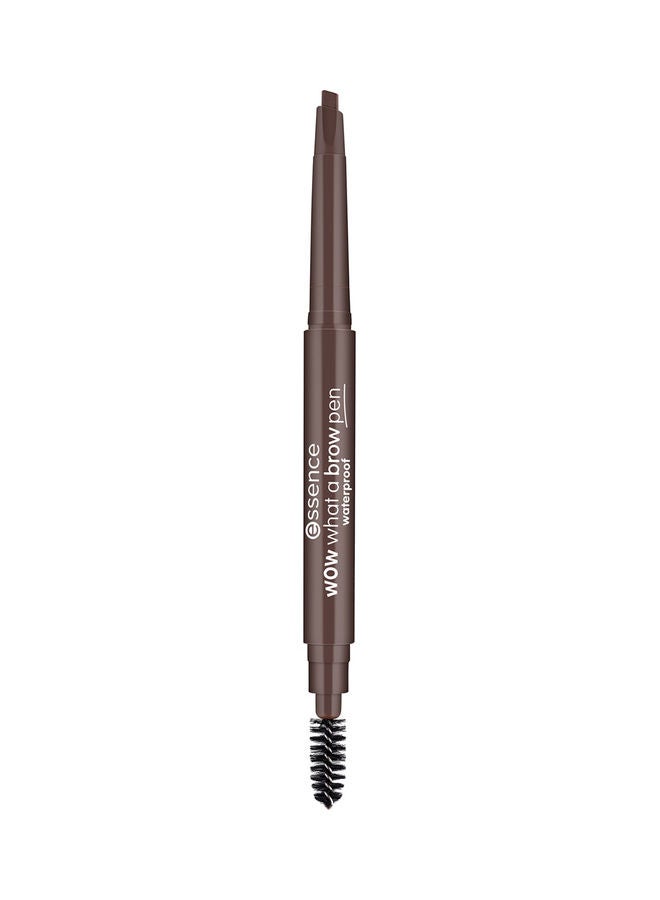Essence - Wow What A Brow Pen Waterproof 02 Brown - Image 1