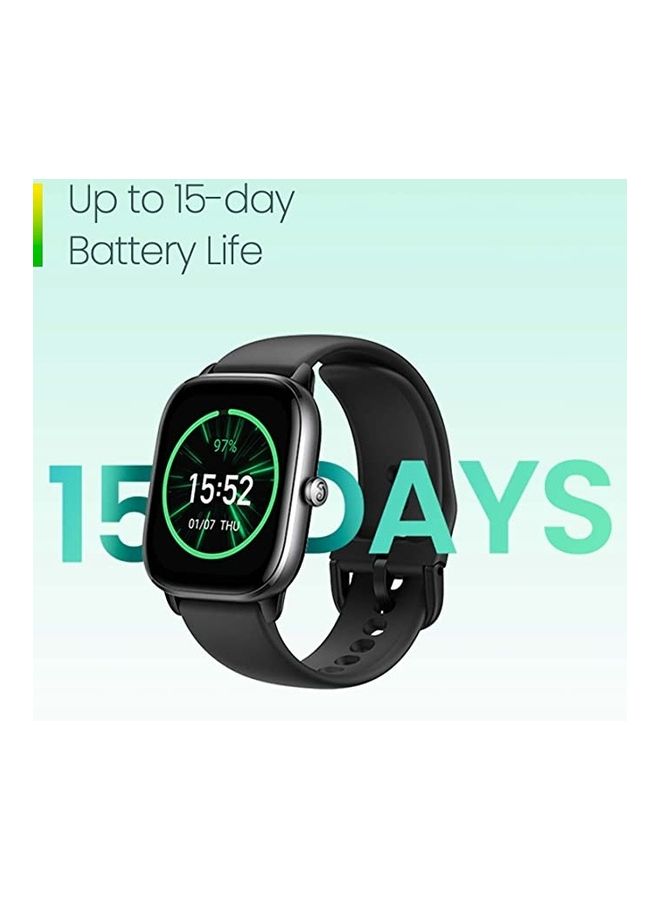 Amazfit - GTS 4 Mini Smart Watch, Alexa Built-in, GPS, Fitness Tracker, Heart Rate Blood Oxygen Monitor, Android Phone iPhone Compatible Mint Blue - Image 1