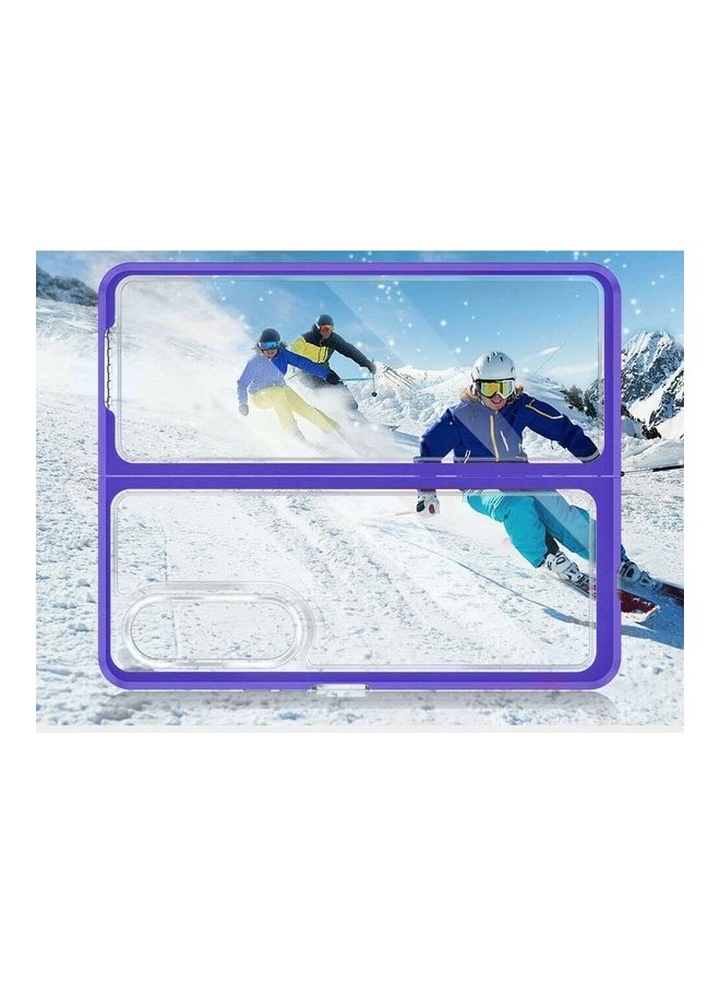 مارجون غطاء حماية ناعم, شفاف مصنوع من مواد متنوعة والبولي يوريثان الحراري مزود بممتص للصدمات صلب من البولي كربونات الصلب مضاد للسقوط أرجواني - Image 3