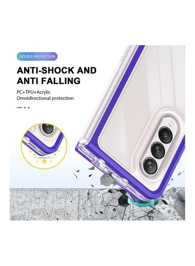 مارجون غطاء حماية ناعم, شفاف مصنوع من مواد متنوعة والبولي يوريثان الحراري مزود بممتص للصدمات صلب من البولي كربونات الصلب مضاد للسقوط أرجواني - Image 4