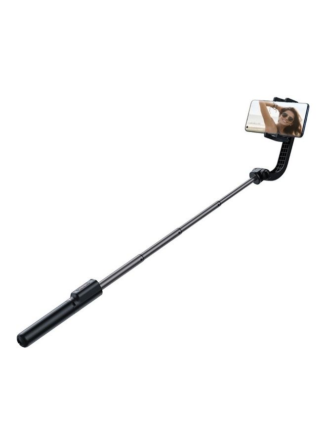 Baseus - Lovely Bluetooth Folding 3 in 1 Wireless Selfie Stick Handheld Remote Extendable Mini Tripod Selfie Stick for iPhone 14/14 Pro/13/12/11 and many more Black - Image 1