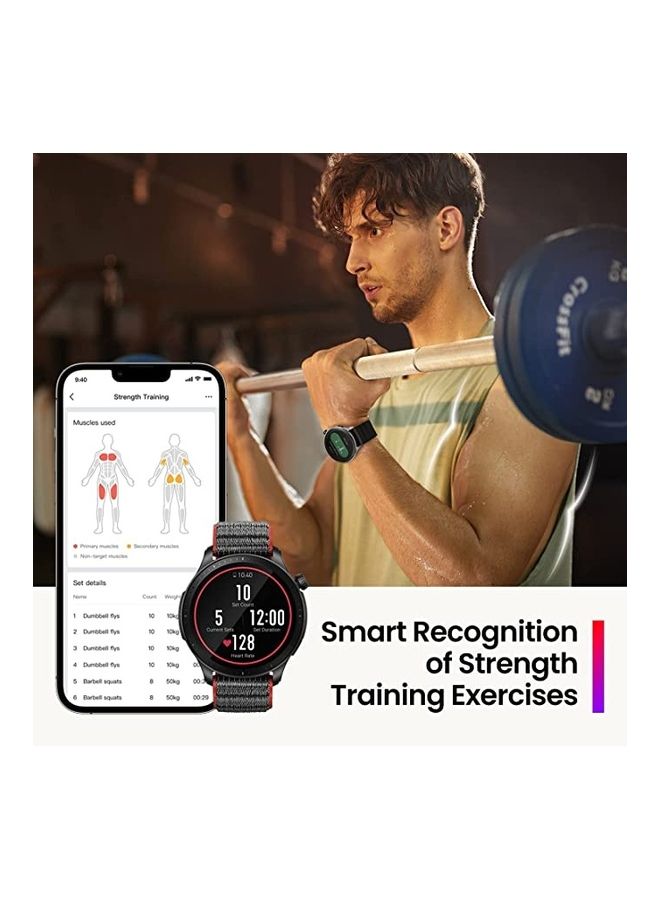 Amazfit - GTR 4 Smart Watch Android iPhone, Dual-Band GPS, Alexa Built-in, Bluetooth Calls, 150+ Sports Modes, 1.43” AMOLED Display Racetrack Grey - Image 1