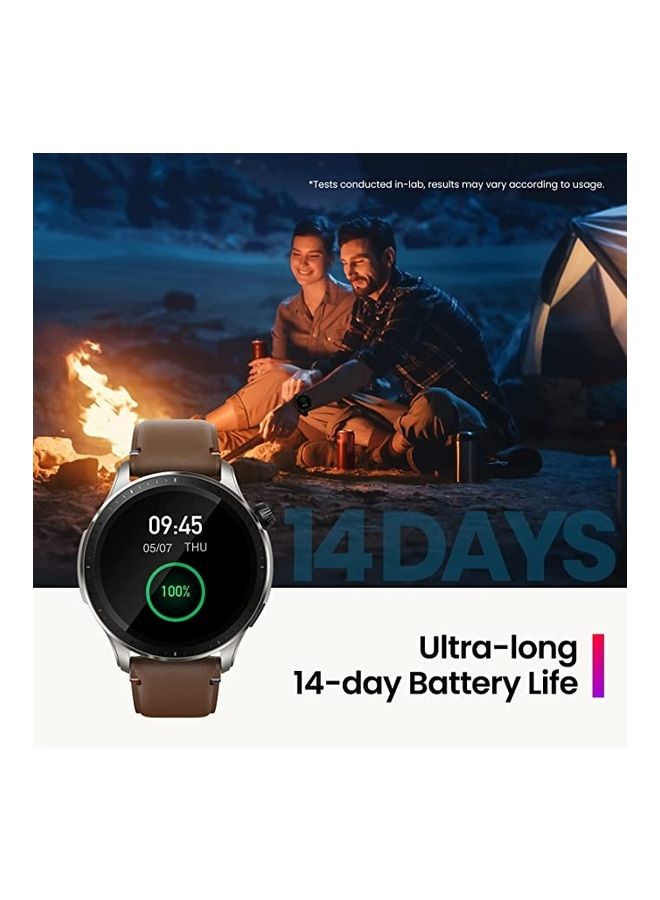 Amazfit - GTR 4 Smart Watch Android iPhone, Dual-Band GPS, Alexa Built-in, Bluetooth Calls, 150+ Sports Modes, 1.43” AMOLED Display Racetrack Grey - Image 1