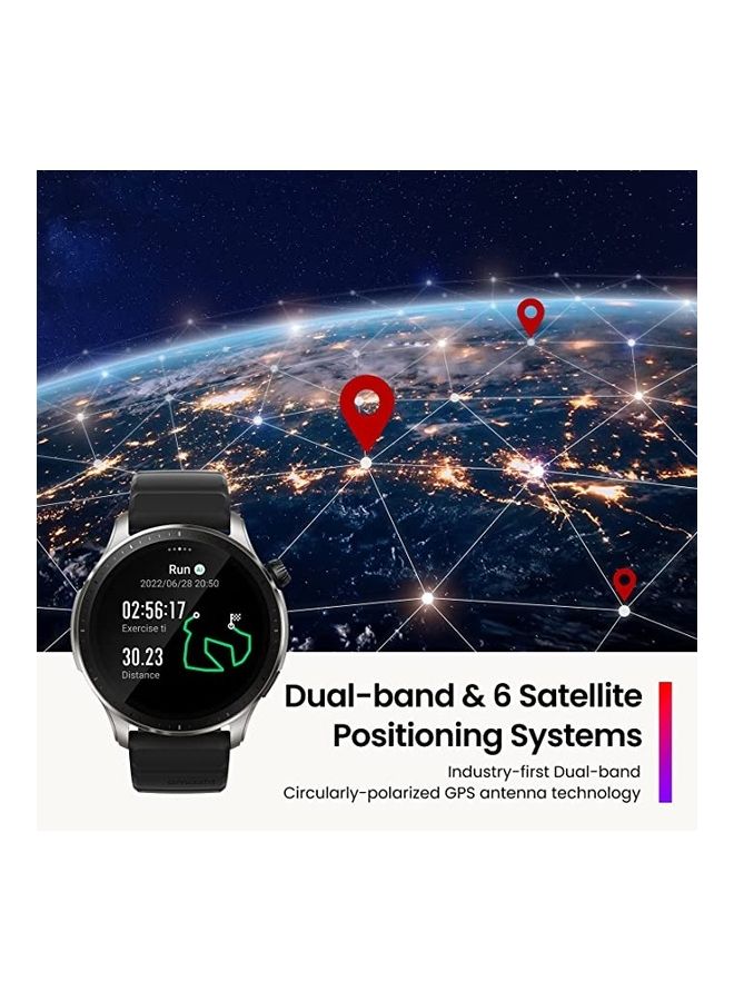 Amazfit - GTR 4 Smart Watch Android iPhone, Dual-Band GPS, Alexa Built-in, Bluetooth Calls, 150+ Sports Modes, 1.43” AMOLED Display Racetrack Grey - Image 1