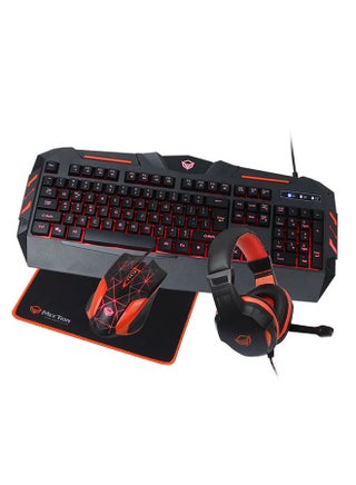 Wired Keyboard And Mouse Gaming Combo With Headphone And Mouse Pad - v1663755631/N17199986A_1