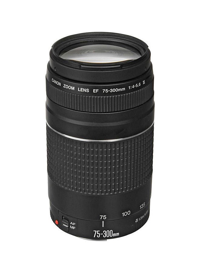 Canon - EF 75-300mm f/4-5.6 III Telephoto Zoom Lens Black - Image 1