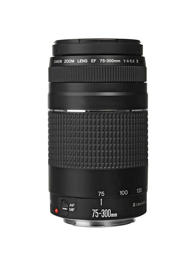 Canon - EF 75-300mm f/4-5.6 III Telephoto Zoom Lens Black - Image 1