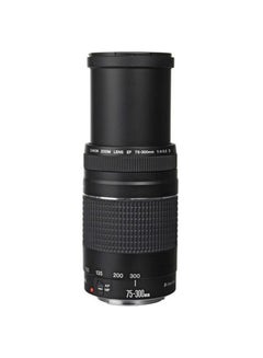 كانون عدسة تقريب تليفوتو بحامل عدسة EF وبعد بؤري 75-300 مم وفتحة عدسة f/4-5.6 من المجموعة III أسود  - Image 3