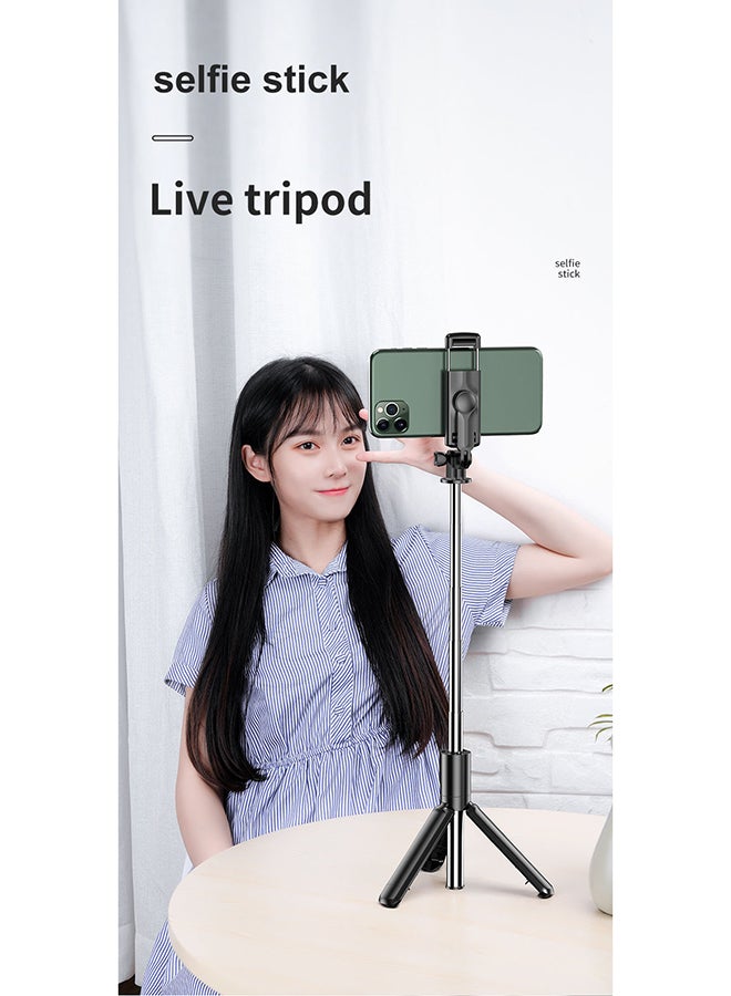 Generic - S03 Bluetooth 4.0 Mini Selfie Stick for SmartPhones Camera Black - Image 1