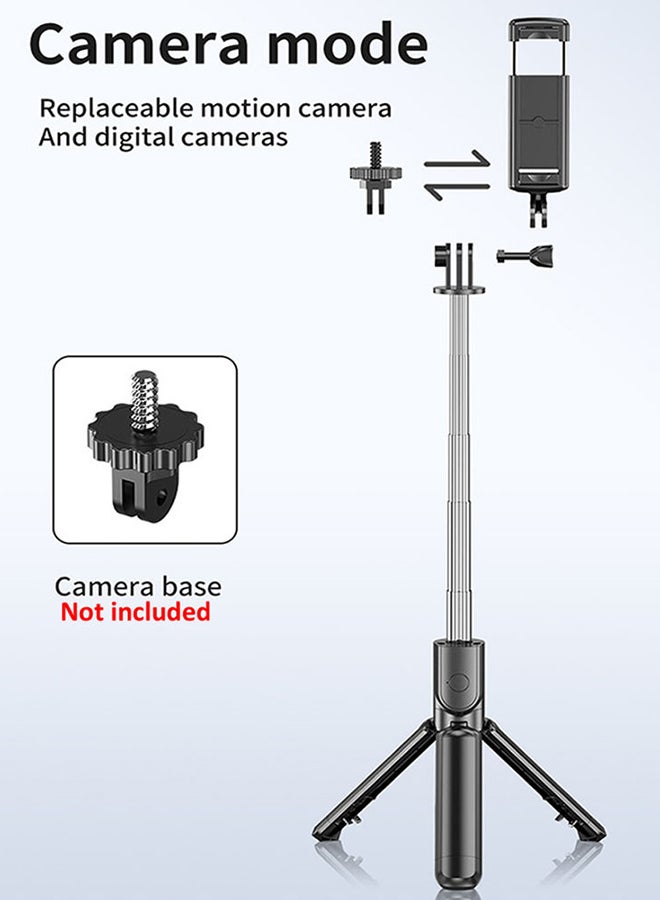 Generic - S03 Bluetooth 4.0 Mini Selfie Stick for SmartPhones Camera Black - Image 1