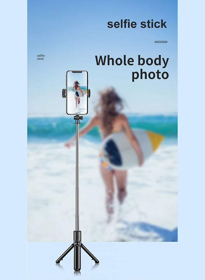 Generic - S03 Bluetooth 4.0 Mini Selfie Stick for SmartPhones Camera Black - Image 1