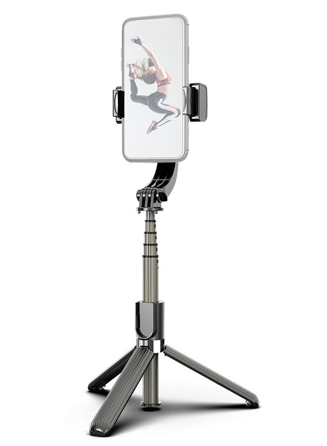 Generic - 3-In-1 Gimbal Stabilizer Tripod With Remote Shutter Black - Image 1