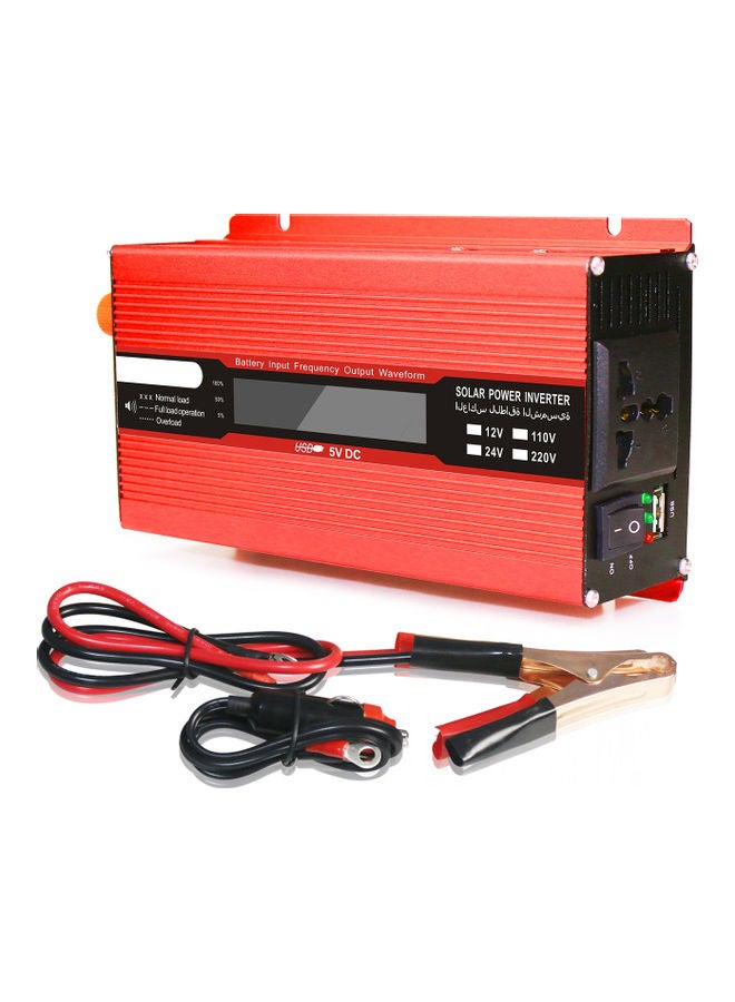 Generic Voltage Converter 1000W 2000W 12V 240V Inverter USB Power Inverter with 1 Socket and LCD Display  - Image 2