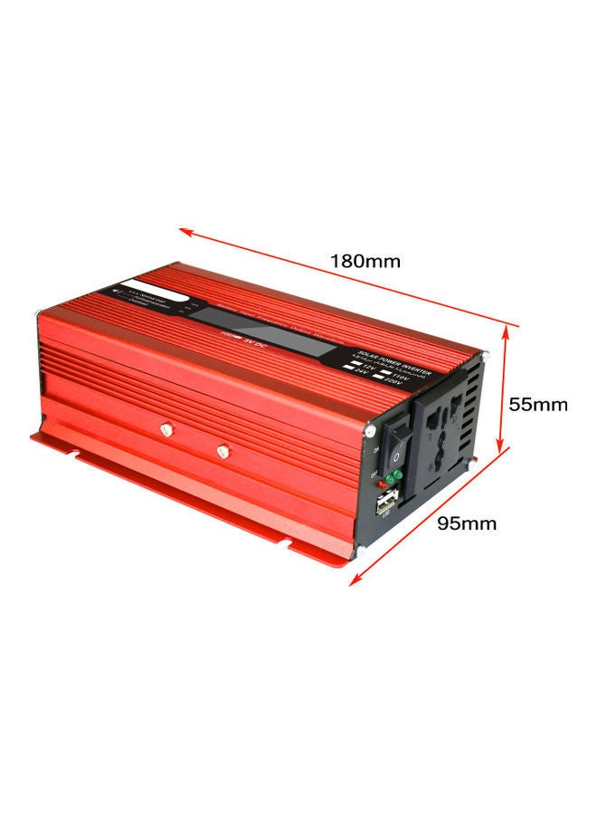 Generic Voltage Converter 1000W 2000W 12V 240V Inverter USB Power Inverter with 1 Socket and LCD Display  - Image 4