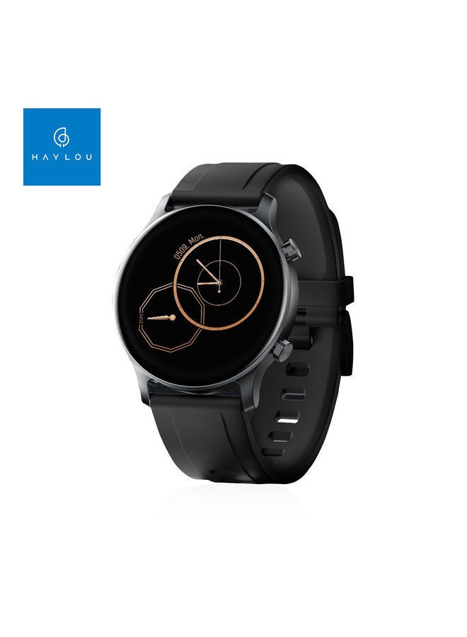 Haylou 230.0 mAh Bluetooth Smartwatch Black - Image 2