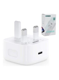 20W Type C Fast Charger Plug PD Power Delivery Wall Adapter Compatible with iPhone 12 Pro Max/12 Mini/SE 2020/11/XS/XR/X/8,iPad Air 4,Galaxy S21 Ultra/S21/S20 FE,Pixel 5 White