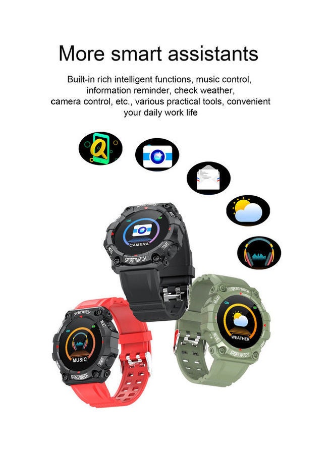 بي إس إن إل ساعة ذكية FD68 لمتابعة اللياقة البدنية الرياضية تتميز بقرص مخصص أسود - Image 4