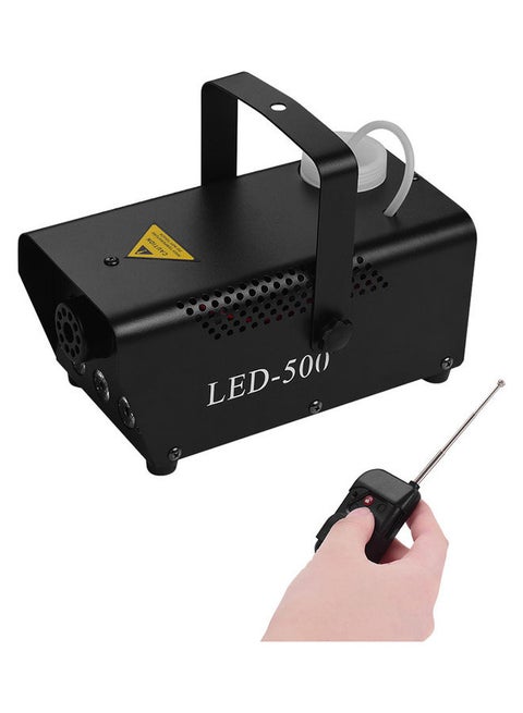 500W Fogger Wired And Wireless Remote Control Fog Machine I-4971UK Black