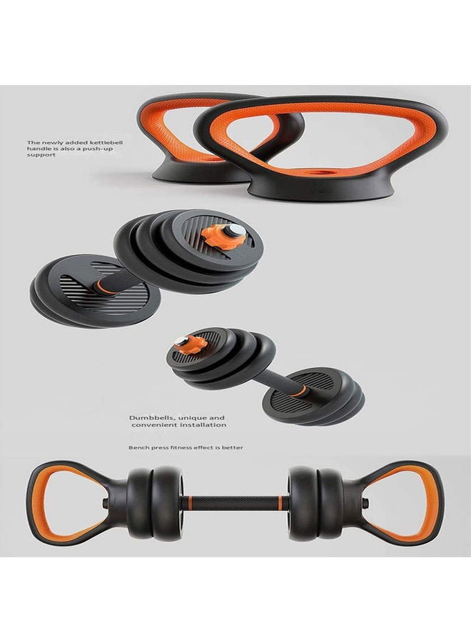 Fitness World - 4 in 1 Adjustable Dumbbell Set 20kg - Image 1