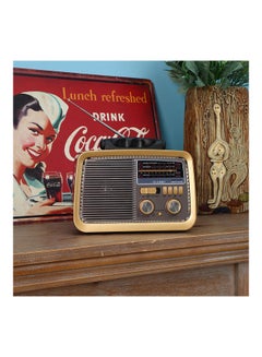 Generic Portable Retro FM/AM/SW 3 Band With Mp3 Player And Bluetooth Radio YS-3188BT Brown  - Image 3