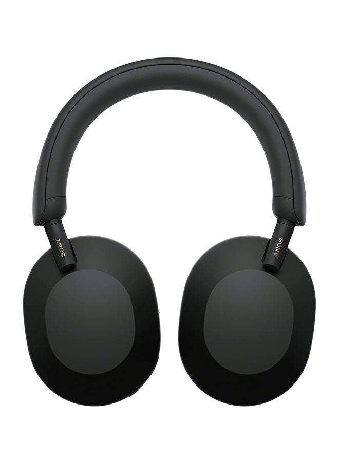 WH-1000XM5 Wireless Noise-Cancelling Headphones Black - https://f.nooncdn.com/p/v1663755712/N53330542A_3.jpg?format=jpg&width=original