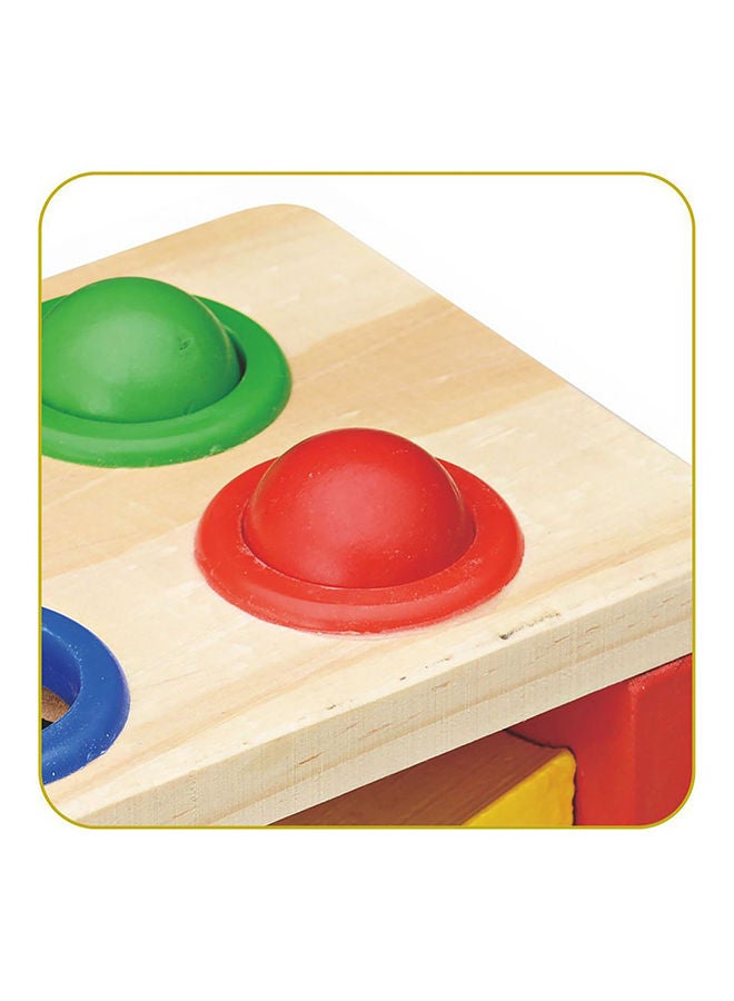 Alostoura - Wooden Lightweight Fun Knock Table Education Learning Toy Game For Kids 18.5x14x11.8cm - Image 1