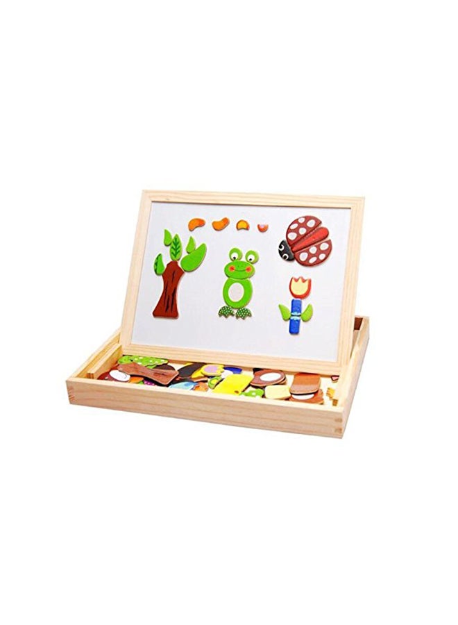 Generic Wooden Magnetic Drawing Puzzle Board 25 x 22 x 2cm  - Image 5