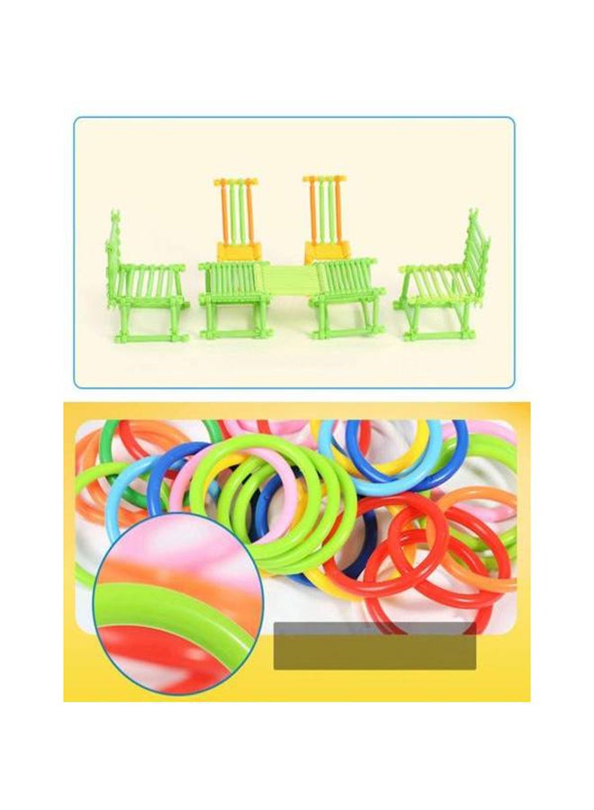 Generic - 500-Piece Color Connector Building Blocks Kit Durable And Sturdy-Assorted, 500 - Image 1