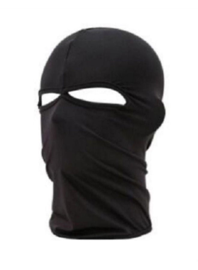 HY Windproof And Dustproof Headset Safe Durable Themed Party Cosplay Mask Black 40x22cm  - Image 1