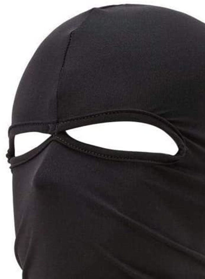 HY Windproof And Dustproof Headset Safe Durable Themed Party Cosplay Mask Black 40x22cm  - Image 2