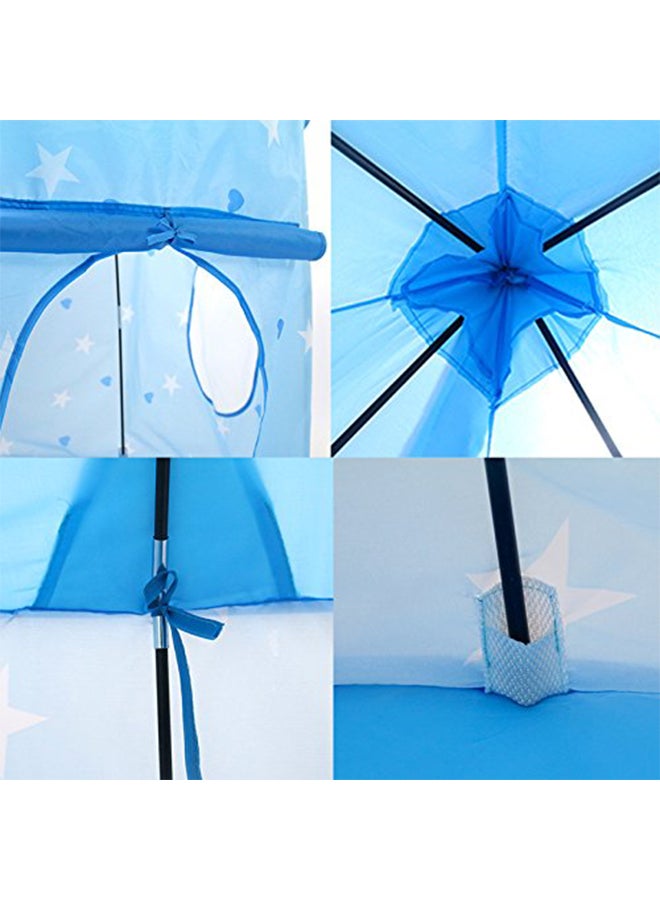 Generic - Star Castle Play Tent Assorted Durable Unique Detailed Design Made Up With Premium Quality 105 x 135cm - Image 1