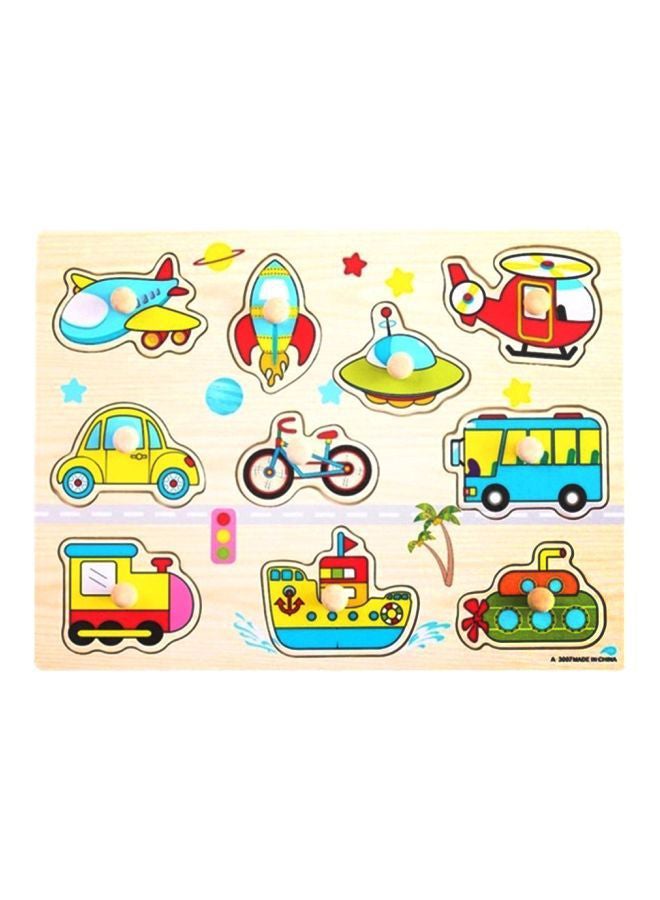 MissTiara - Wooden Transportation Educational Toy 30x1x22cm - Image 1
