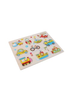 Wooden Transportation Educational Toy 30x1x22cm - v1663761839/N36588218A_4