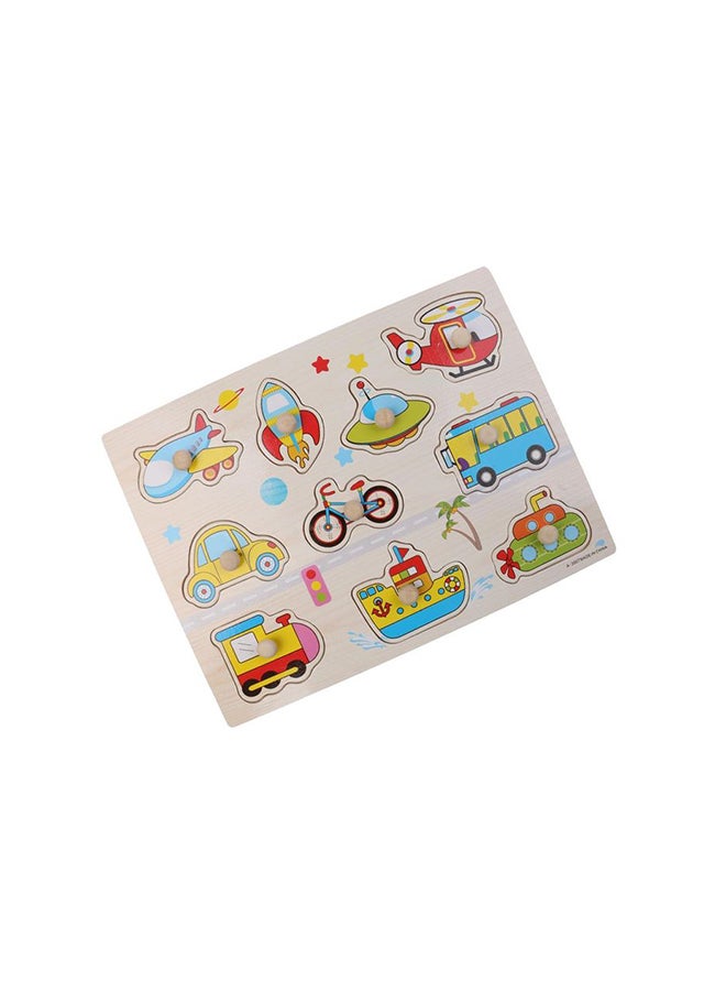 MissTiara - Wooden Transportation Educational Toy 30x1x22cm - Image 1