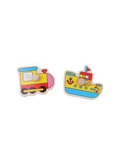 Wooden Transportation Educational Toy 30x1x22cm - v1663761840/N36588218A_5