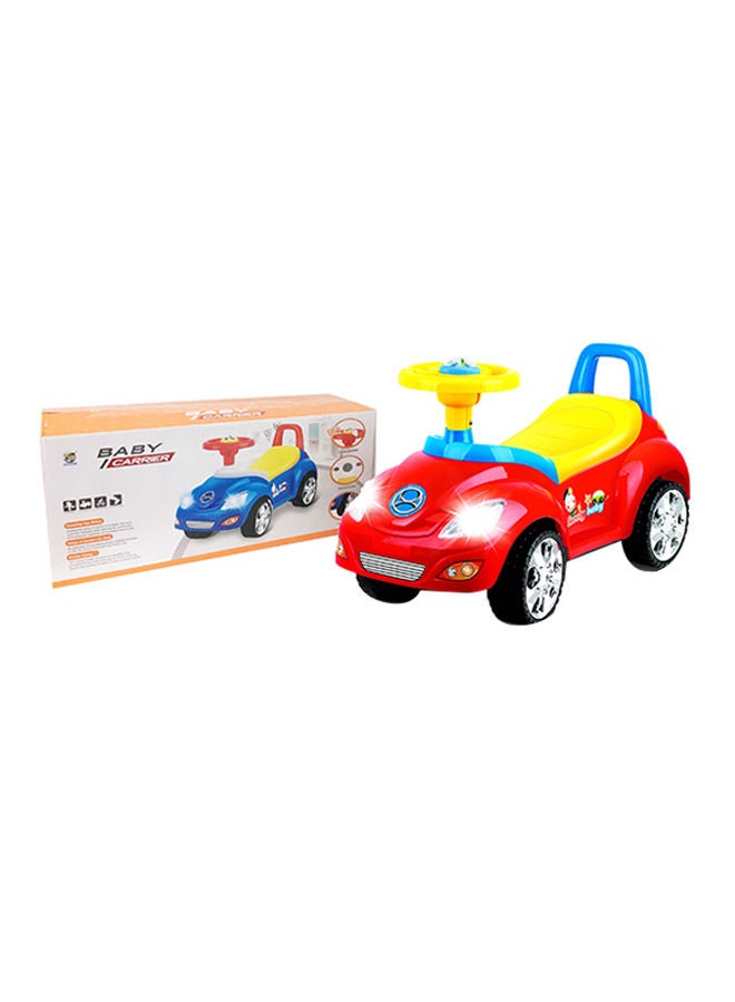 QUNXING Music Cartoon Ride-On Car With Comfortable Seat And Backrest For Your Kids 65.5x21x28cm  - Image 2