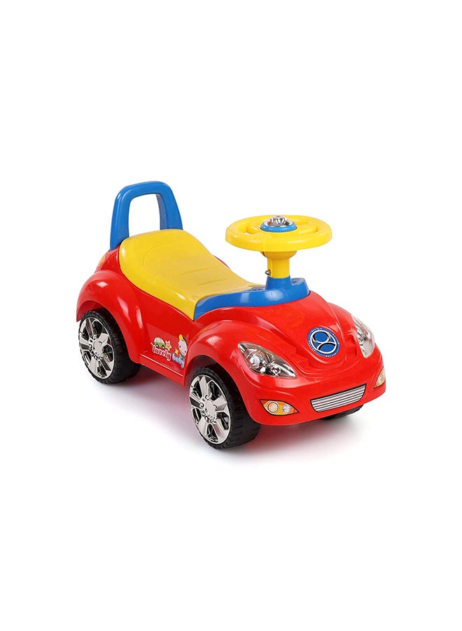 QUNXING Music Cartoon Ride-On Car With Comfortable Seat And Backrest For Your Kids 65.5x21x28cm  - Image 3