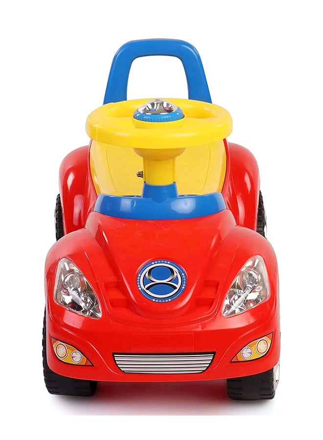 QUNXING Music Cartoon Ride-On Car With Comfortable Seat And Backrest For Your Kids 65.5x21x28cm  - Image 5