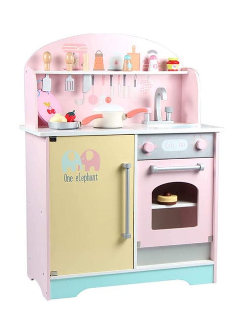 مجموعة لعب بتصميم مطبخ من الخشب للأطفال طراز ‎32-2010