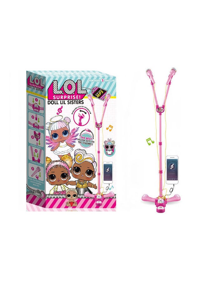 L.O.L. SURPRISE! - Adjustable Kids Microphone With Light And Music Connect Mp3 Player Doll 21x7x36cm - Image 1