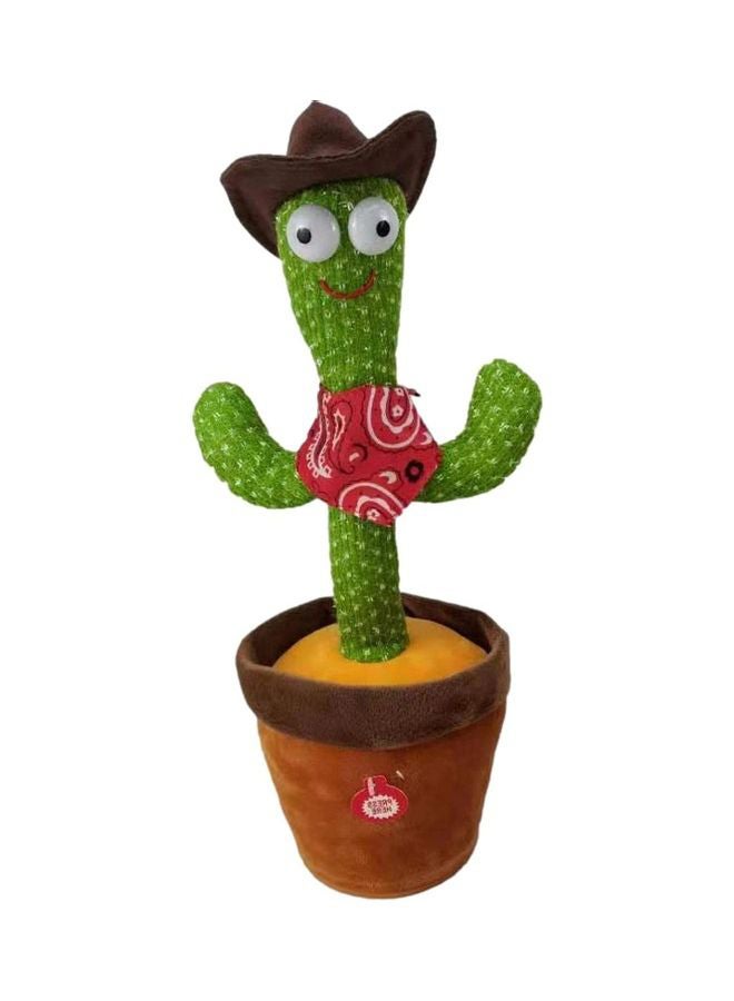 XiuWoo - Cute And Beautiful Dancing Cactus Plush Stuffed Toy With Music And Light - Image 1