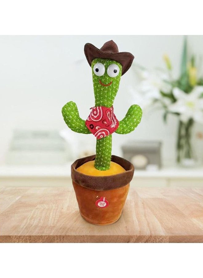 XiuWoo - Cute And Beautiful Dancing Cactus Plush Stuffed Toy With Music And Light - Image 1