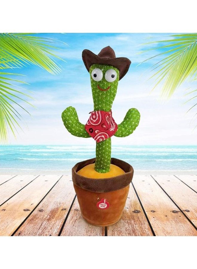 XiuWoo - Cute And Beautiful Dancing Cactus Plush Stuffed Toy With Music And Light - Image 1