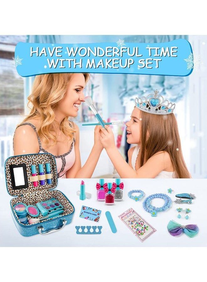 33-Pieces Kids Makeup Kit For Girl 21.5x8.2x15.5cm  - Image 3