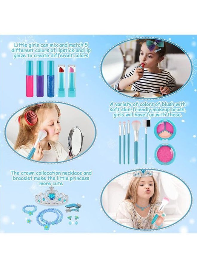 33-Pieces Kids Makeup Kit For Girl 21.5x8.2x15.5cm  - Image 5