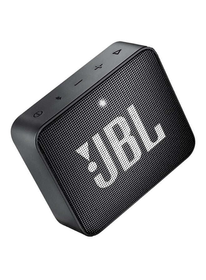 JBL GO 2 Water-Resistant Portable Bluetooth Speaker Midnight Black  - Image 4
