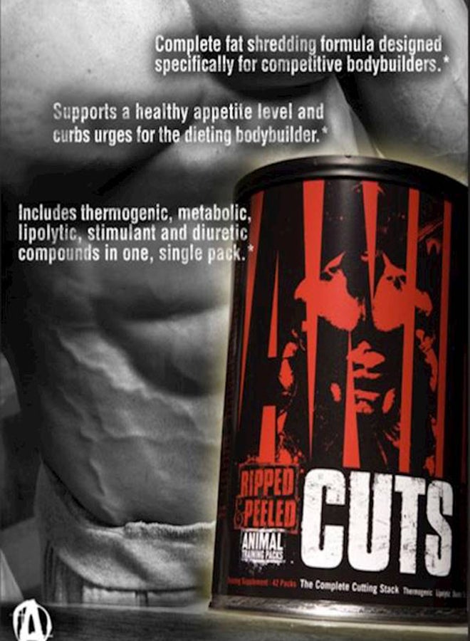 Animal Advanced Cuts Pill Pack 21 Day Supply Dietary Supplement - 42 Packs - v1663761911/N23978064A_2